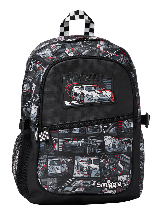 Smiggle- Sport car Limitless Classic Attach Backpack