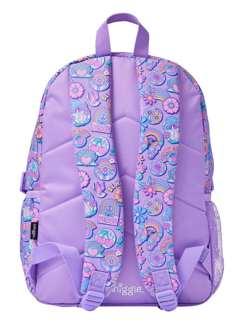Smiggle Limitless Lilac Butterfly Patterned Backpack - The Write Stuff