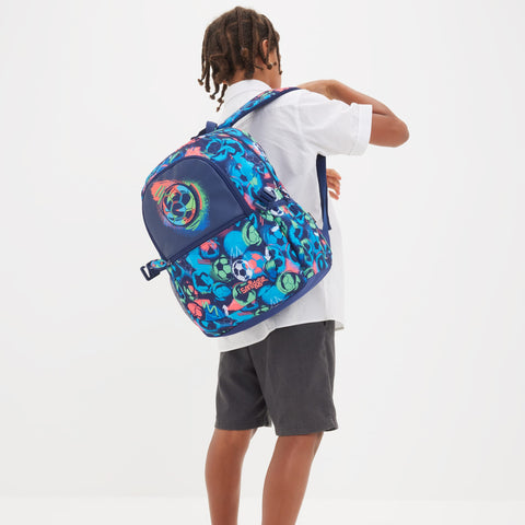 Smiggle Classic Football Print Backpack