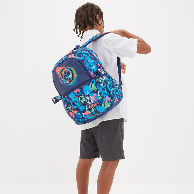 Smiggle Classic Football Print Backpack