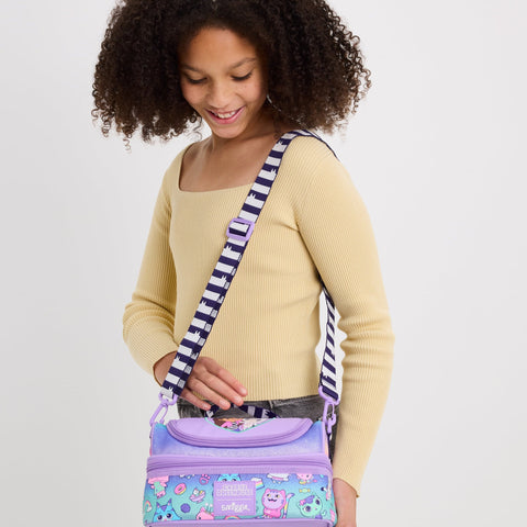 Smiggle Gabby's Dollhouse Double Decker Lunch Bag With Strap