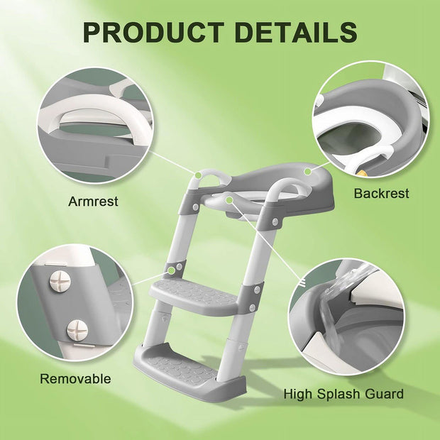 Hopop Step Up Ladder Potty Training Seat - The Write Stuff