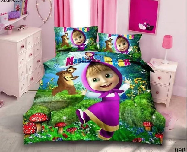 Printed Bed Sheet With Pillow Case