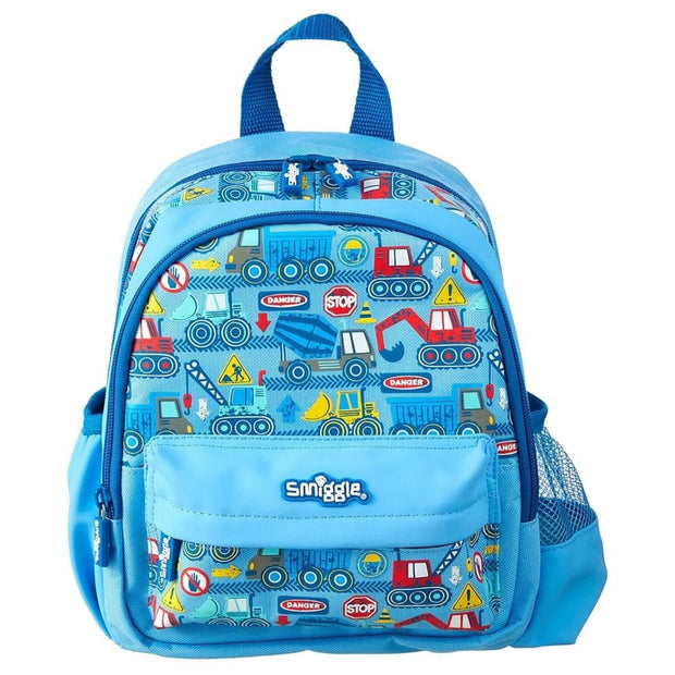 Smiggle Teeny Tiny Car Print Backpack