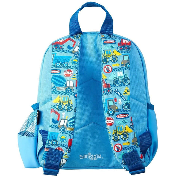 Smiggle Teeny Tiny Car Print Backpack