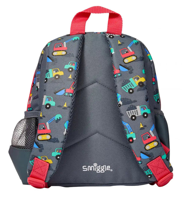 Smiggle Glide Teeny Tiny Construction Car Backpack