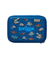 Smiggle Fly High Dino Hardtop Double Up Pencil Case