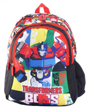 Striders- Transformers Boss Multicolor School Bag - 14Inches