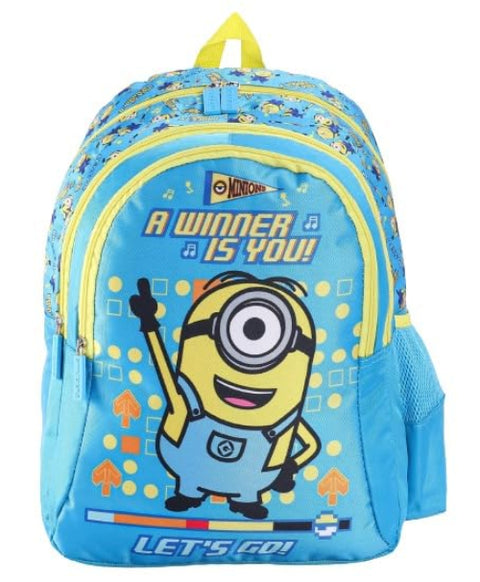 Striders- Minion A Winner is You School Bag - 16 Inches