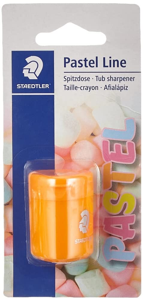 Staedtler Pastel Line Tub Pencil Sharpener - Pastel Colour - The Write Stuff