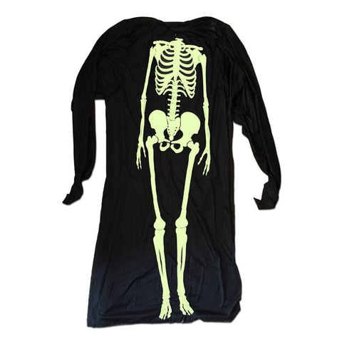 Halloween Glow & Dark Skeleton Costume Set – Spooky Glow-in-the-Dark Outfit for Kids