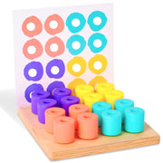 CURIOUS CUB- COLOR MATCHING PEG BOARD - 1.5 Years +