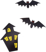 Multicolor Spider & Ghost Halloween Photo Props – DIY Trick-or-Treat Party Photo Booth Kit