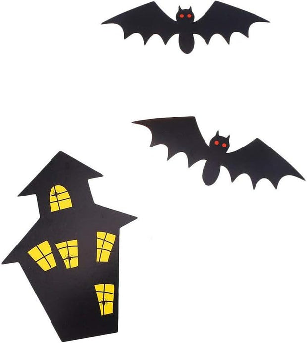 Multicolor Spider & Ghost Halloween Photo Props – DIY Trick-or-Treat Party Photo Booth Kit