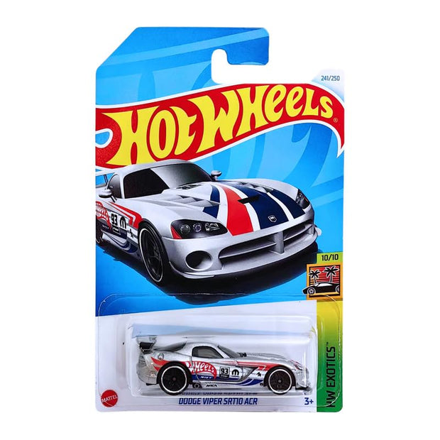 Hot Wheels Dodge Viper SRT10 ACR – HW Exotics (Grey) 1:64 Scale Die-Cast Car, Ages 3 & Up by Small CLAP