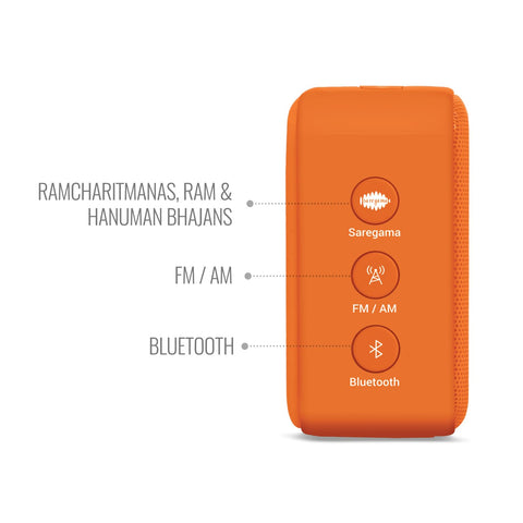 Saregama Carvaan Mini Jai Hanuman – Portable Bluetooth Speaker - The Write Stuff