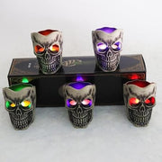 Halloween LED Skull Candle Lights