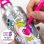 Just My Style- Color Your Own Water Bottle - The Write Stuff