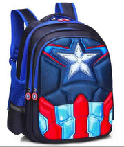 3D Captain America Backpack - 16 Inches