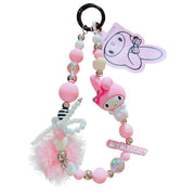 Kuromi Melody bead pendant keychain