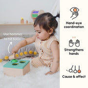 Curious Cub Ball Hammer – 6 Months - 2 Years