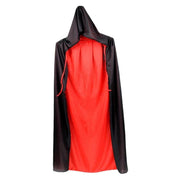 Halloween Long Cloak Death Cape – Double-Sided Witch Costume Hood for Adults & Unisex Cosplay