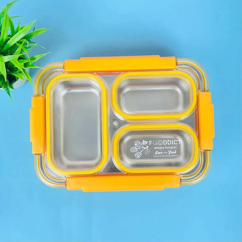 Tokyo Table SS Lunch Box with 3 compartment - 710ml