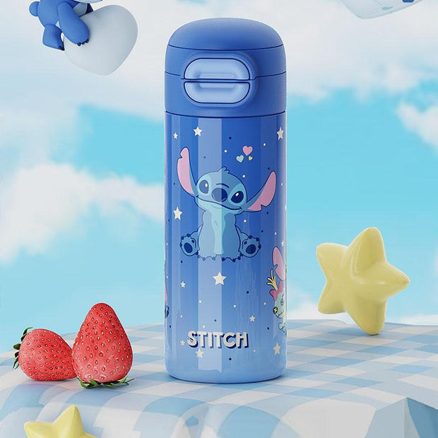 Stitch Stainless Steel Insulated Dual Cap Water Bottle – 530 ml - The Write Stuff