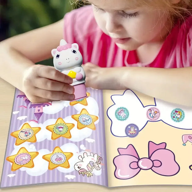 Magic Stamper Stickers with Activity Book - The Write Stuff