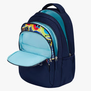 Genie Blahblah Navy Blue Juniors Backpack