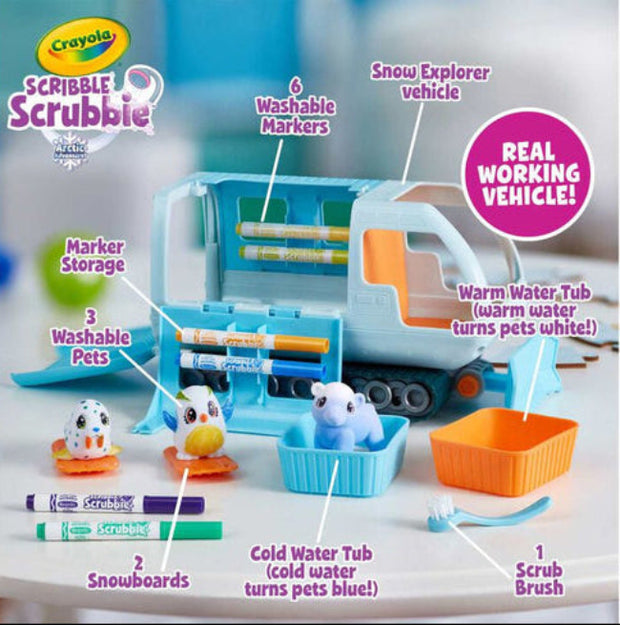 Crayola - Scribble Scrubbie Pets Snow Explorer