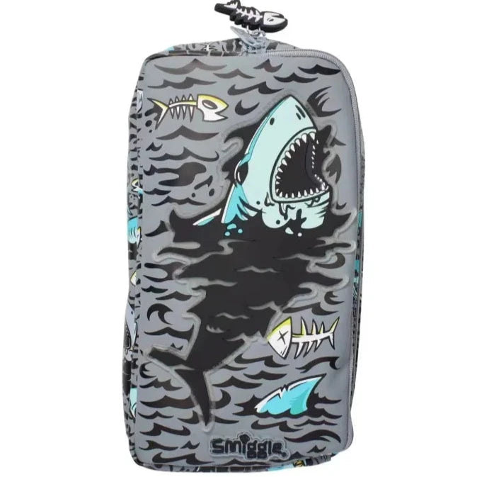 Smiggle Shark Pencil case Pouch The Write Stuff