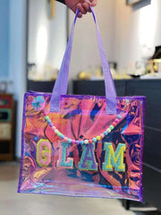 GLAM HOLOGRPAIC TOTE BAG