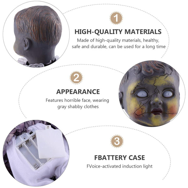 Halloween Haunted Walking Doll with Sound - The Write Stuff