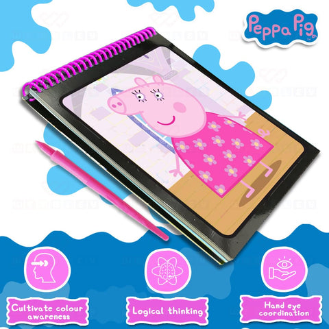 Scratch Pad For Kids - Paw Patrol and Peppa Pig - The Write Stuff