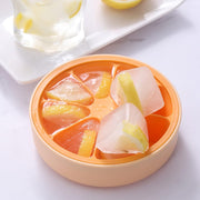 Orange Shape Silicon Ice Cube Tray