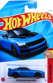 Hot Wheels 1:64 Ford Mustang Dark Horse – Then and Now Series | Blue Die-Cast Car by Small CLAP