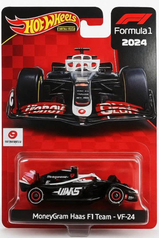 Hot Wheels 2024 Formula 1 Series – MoneyGram Haas F1 Team VF-24 Collectible Die-Cast Car - The Write Stuff