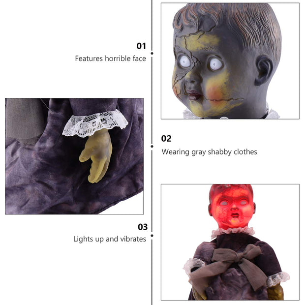 Halloween Haunted Walking Doll with Sound - The Write Stuff