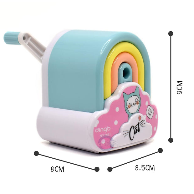 Cute Rainbow Pencil Sharpener for Kids - The Write Stuff