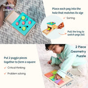 Curious Cub Montessori Learning Wooden Baby Toys  - Level 13: 2.6+ Yrs - The Write Stuff