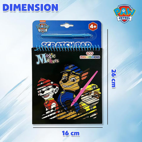 Scratch Pad For Kids - Paw Patrol and Peppa Pig - The Write Stuff