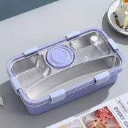 Stainless steel Feast 4 Grid Bento lunch Box