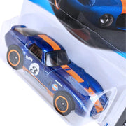 Hot Wheels 1:64 Scale Shelby Cobra Daytona Coupe HW Race Day | Diecast Car Toy for Kids 3+ (Blue)