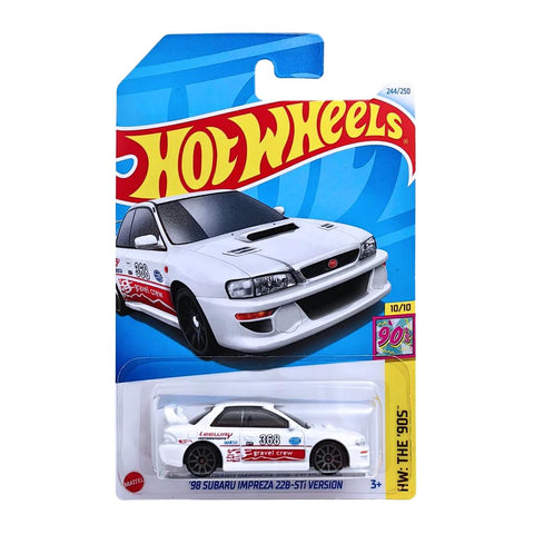 Hot Wheels Subaru Impreza 22B STi Version (White) | HW The ‘90s | 1:64 Scale Die-Cast by Small CLAP - The Write Stuff