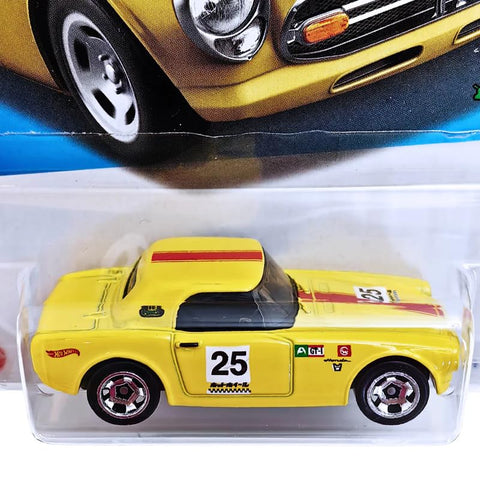 Hot Wheels Honda S800 Racing – HW Race Day (Yellow) 1:64 Scale Die-Cast Car for Ages 3 & Up - The Write Stuff