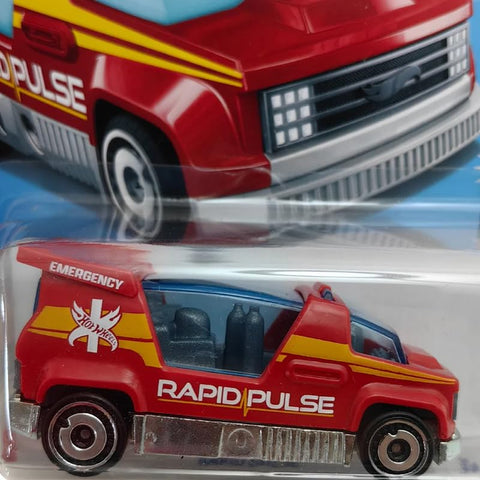 Hot Wheels  Rapid Pulse – HW First Response [Red] Die-Cast Car, Ages 3+ - The Write Stuff