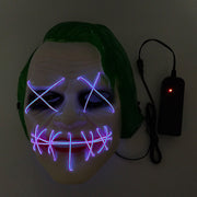 Joker Light Up Halloween Mask