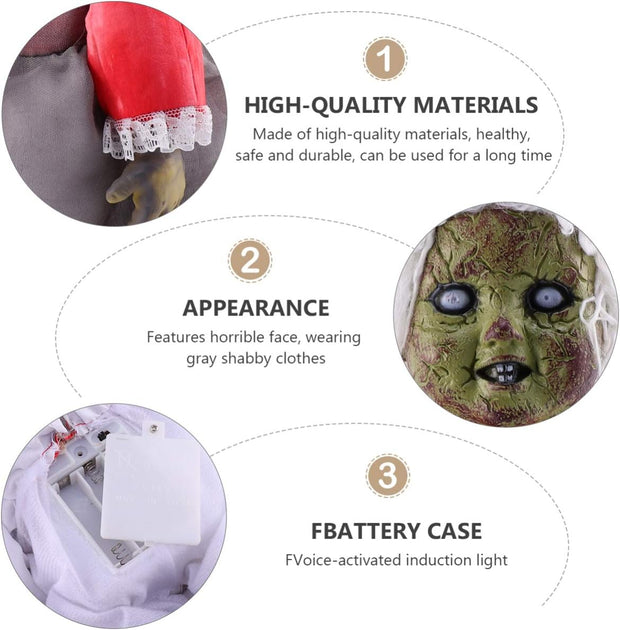 Halloween Haunted Walking Doll with Sound - The Write Stuff