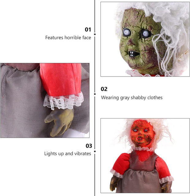Halloween Haunted Walking Doll with Sound - The Write Stuff